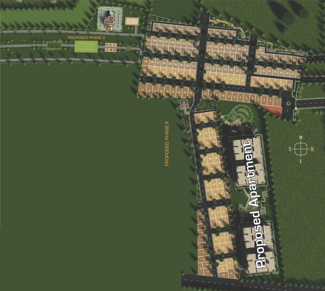 Master Plan of Ridhi Green Blossom in Whitefield, Bangalore - Image 218859