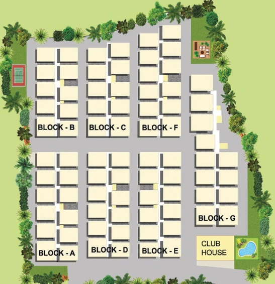 Master Plan of Girija Marvel in Chandanagar, Hyderabad - Image 218890