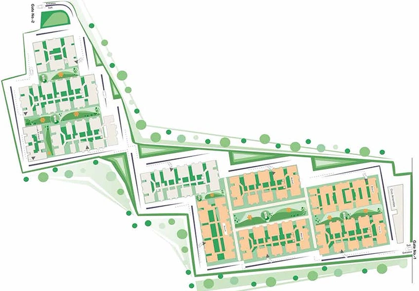 Master Plan of Janapriya Sitara in Sainikpuri, Hyderabad - Image 218904