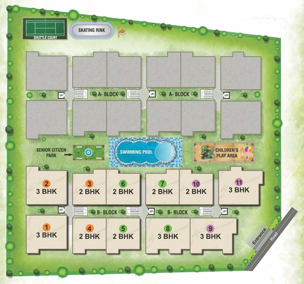 Master Plan of Sai Raghavendra Bloom Fields in Whitefield, Bangalore - Image 218920