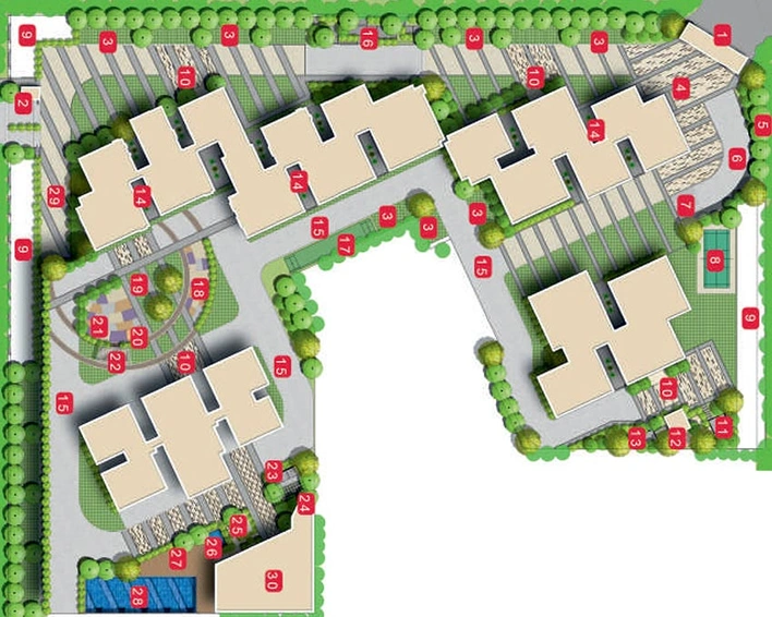Master Plan of Lodha Meridian in Kukatpally, Hyderabad - Image 218932