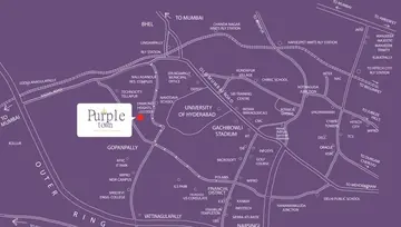 Location of Manjeera Purple Town - Image 218969