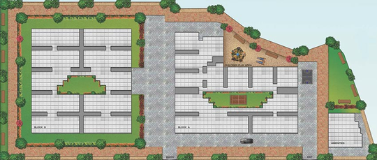Master Plan of Nayan Nature Serene in Kukatpally, Hyderabad - Image 219044