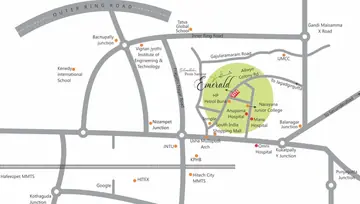 Location of Prem Gottumukulas Prem Sarovar Emerald - Image 219049