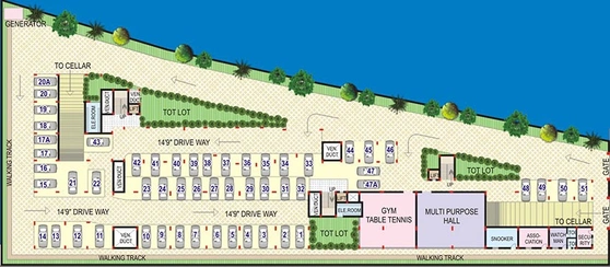 Master Plan of Reliance MCR Arcade in Kukatpally, Hyderabad - Image 219083