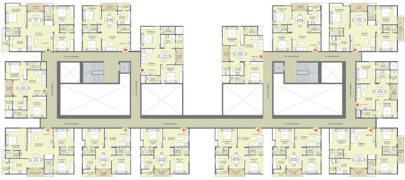 Floor Plan of Saroj Symphony in Whitefield, Bangalore - Image 219066