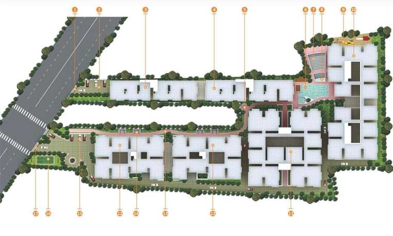 Master Plan of Saroj Symphony in Whitefield, Bangalore - Image 219067