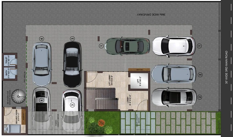 Master Plan of Shelter Dandey House in Anna Nagar, Chennai - Image 219095