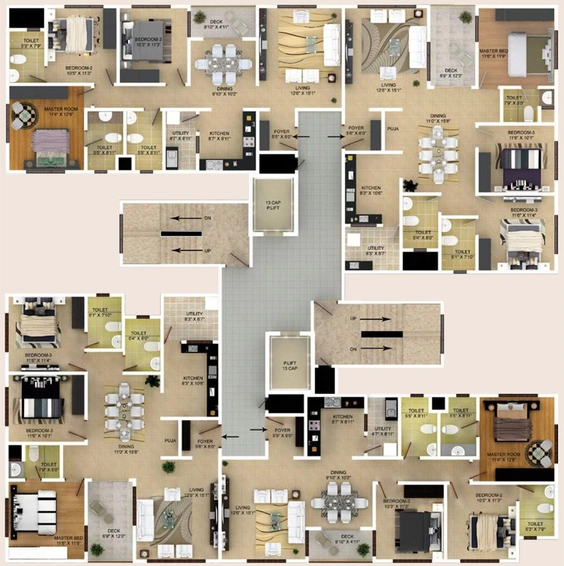 Floor Plan of Skylark Ithaca in Whitefield, Bangalore - Image 219147