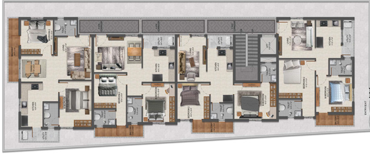 Floor Plan of Shelter Blossom in Semmancheri, Chennai - Image 219160