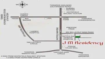 Location of SLV J M Residency - Image 219154