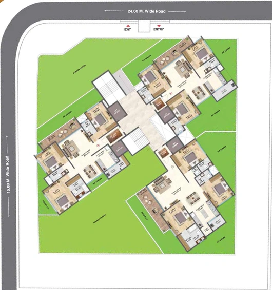 Master Plan of City One Panache in Pimpri Chinchwad, Pune - Image 118305