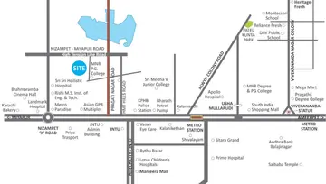 Location of Sri Swapna Sky Deck - Image 219191