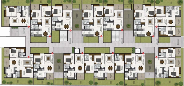 Floor Plan of Springseas Crosswinds in KR Puram, Bangalore - Image 219268