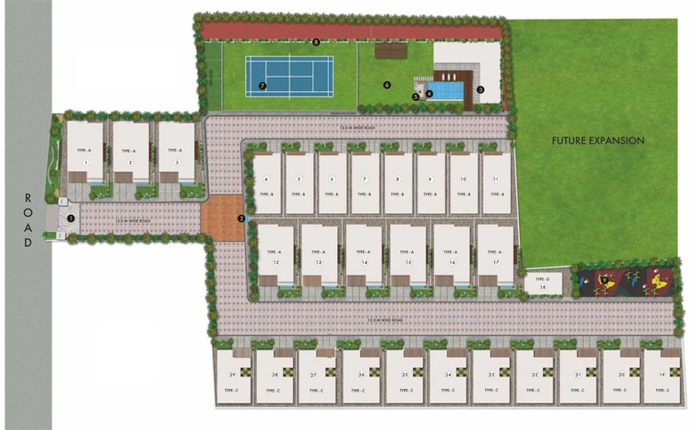 Master Plan of SRK The Villagio in Whitefield, Bangalore - Image 219305