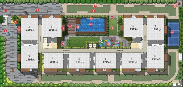 Master Plan of Niharika Landmark in Nallagandla, Hyderabad - Image 219337