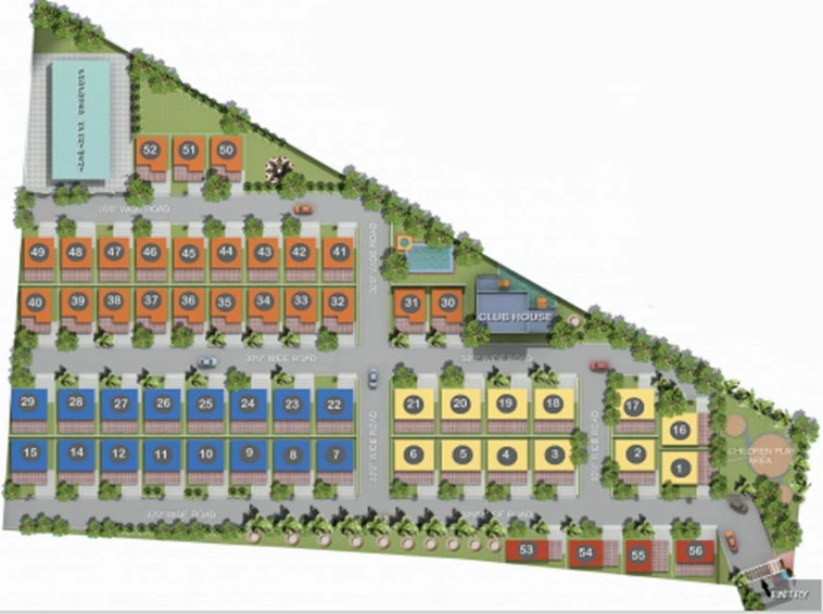 Master Plan of Relcon Marvel in Alwal, Hyderabad - Image 219370