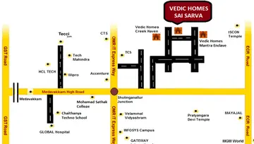 Location of Vedic Homes Sai Sarva - Image 219388