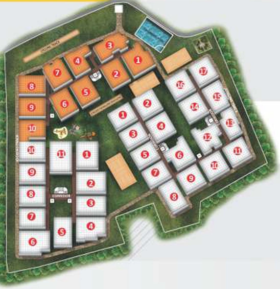 Master Plan of SSVR Urban Flora in Whitefield, Bangalore - Image 219416