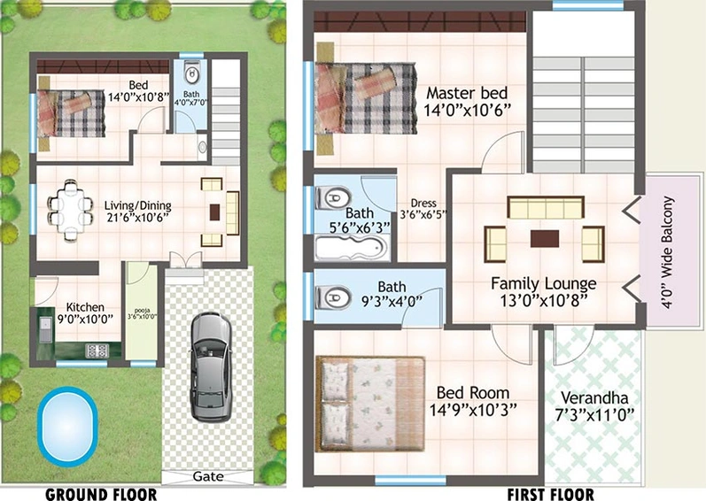 3 BHK Builder Floor in SRK Green Park in Bachupally, Hyderabad - Image 831804
