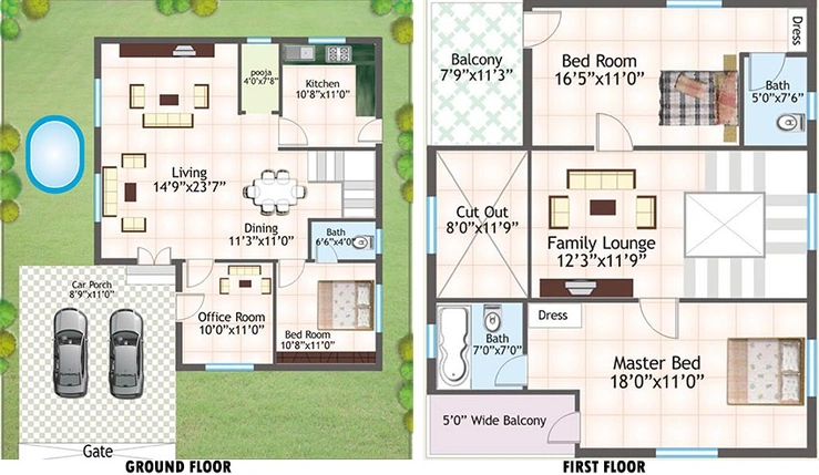 3 BHK House/Villa in SRK Green Park in Bachupally, Hyderabad - Image 831807