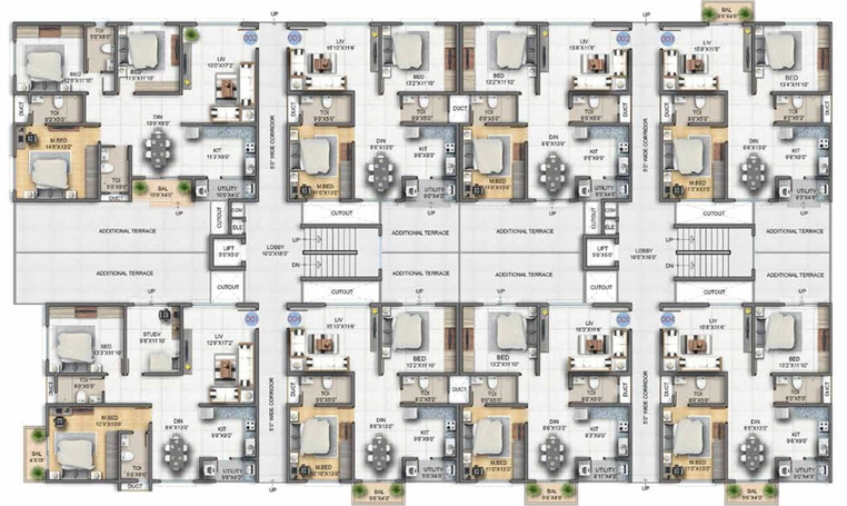 Floor Plan of Sumadhura Soham Phase 2 in Whitefield, Bangalore - Image 219450