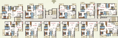 Floor Plan of United Dreams in Whitefield, Bangalore - Image 219531