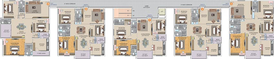 Floor Plan of Gangothri Nakshatra Pride in Manikonda, Hyderabad - Image 219610