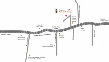 Location of Yogesh Gandharv Nagari A3 - Image 219638