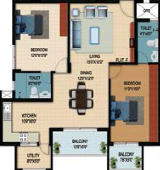 2 BHK Flat in Veracious Zarita in Whitefield, Bangalore - Image 831910