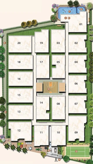 Master Plan of Viveks Sanskaar in KR Puram, Bangalore - Image 219770
