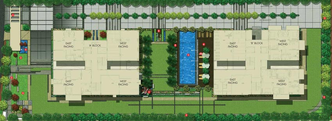 Master Plan of Muppa Akshaja Crown in Narsingi, Hyderabad - Image 219841