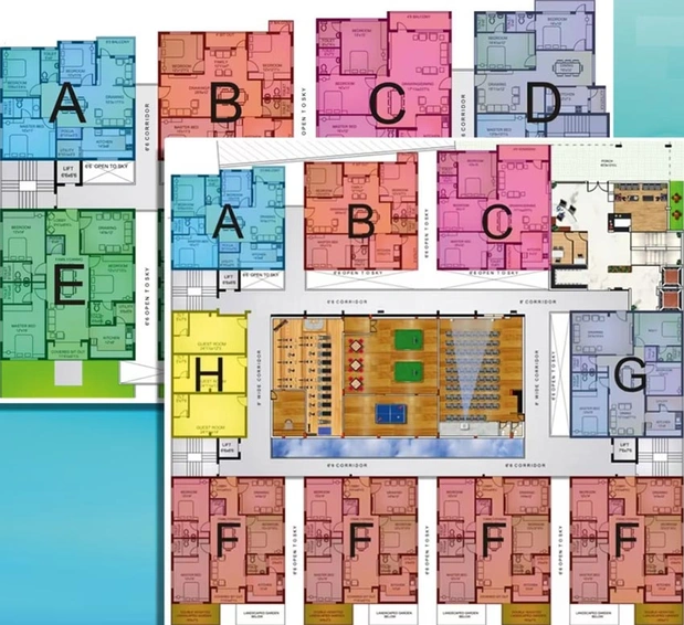 Floor Plan of Shri Krishna Krishe Valley in Banjara Hills, Hyderabad - Image 219908