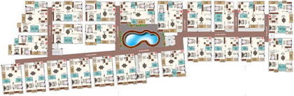 Floor Plan of Dwarakamai Jupiter in Marathahalli, Bangalore - Image 219954