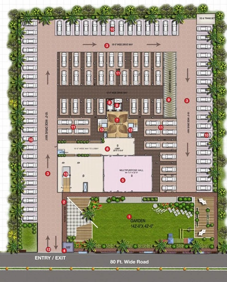 Master Plan of ARG Murli Heights in Tilak Nagar, Jaipur - Image 118510