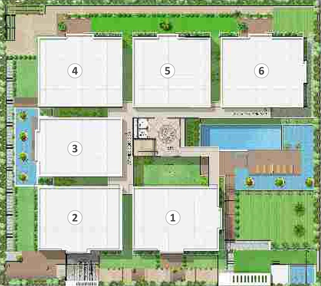 Master Plan of Navanaami Willow Greens in Puppalaguda, Hyderabad - Image 219988