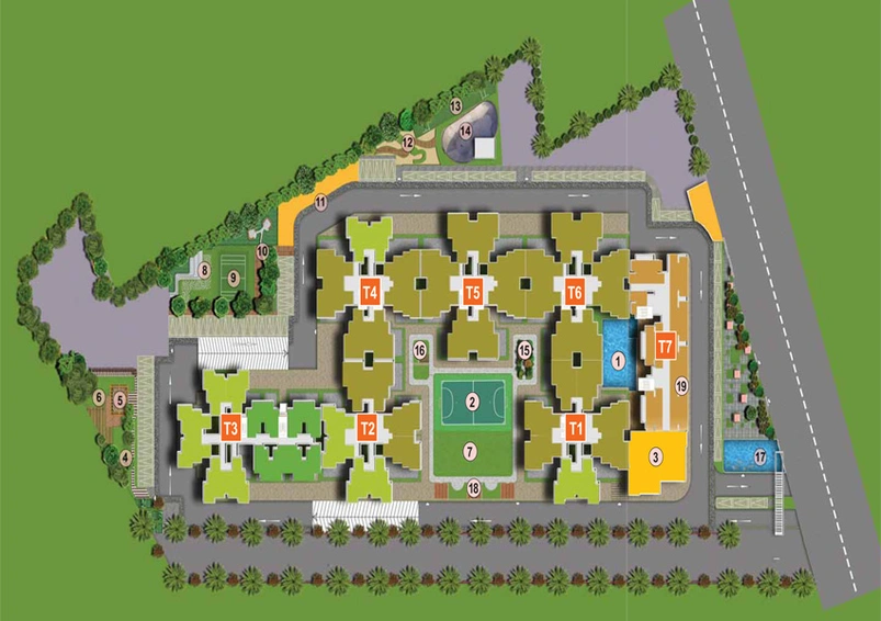 Master Plan of Provident Capella 2 in Whitefield, Bangalore - Image 220035
