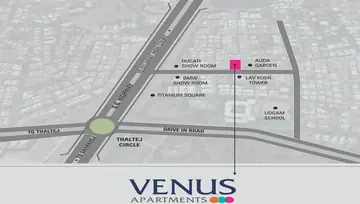 Location of Hiradhan Venus Apartment - Image 127396