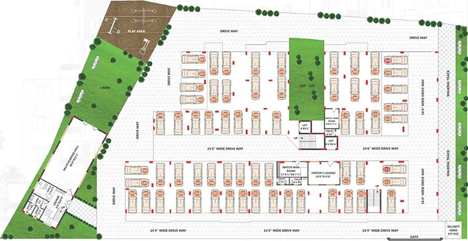 Master Plan of Sai Balaji Srinivasam in Puppalaguda, Hyderabad - Image 220077