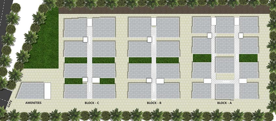 Master Plan of Sree Laxmi Gardenia in Kistareddypet, Hyderabad - Image 220122