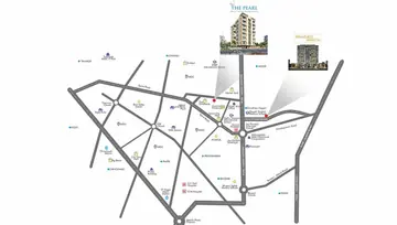 Location of Pragati The Pearl - Image 220185