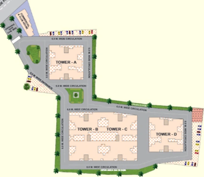 Master Plan of Pragati The Pearl in Moshi, Pune - Image 220187