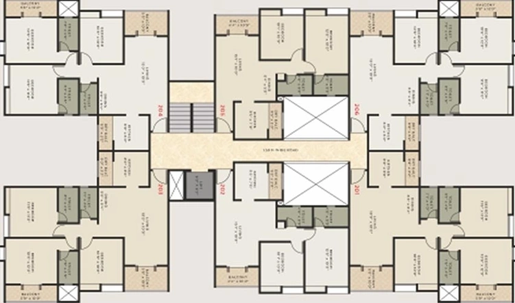 Floor Plan of Pragati Vivesta in Chikhali, Pune - Image 220198