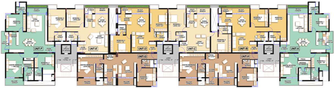 Floor Plan of BVL Serene in Marathahalli, Bangalore - Image 220204