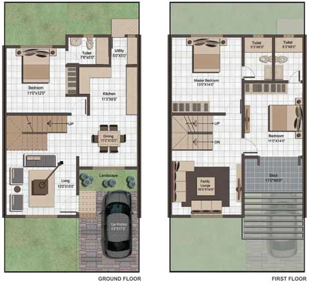 4 BHK House/Villa in Pearl Palm Vistas in Old Madras Road, Bangalore - Image 832100