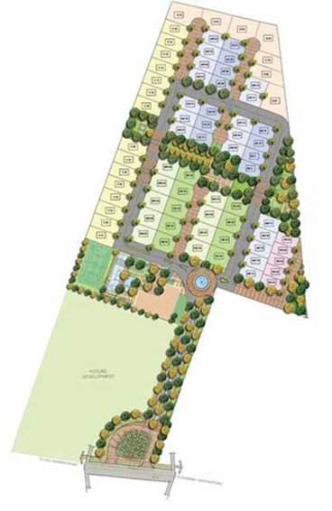 Master Plan of Pearl Palm Vistas in Old Madras Road, Bangalore - Image 220240