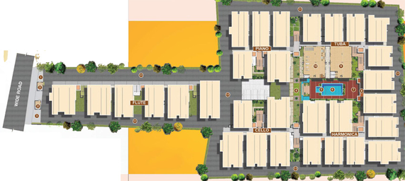 Master Plan of Pranavas BSR Gitaaar in Kanakapura, Bangalore - Image 220244