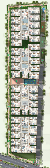 Master Plan of SLV Castle Mine in Old Madras Road, Bangalore - Image 220251