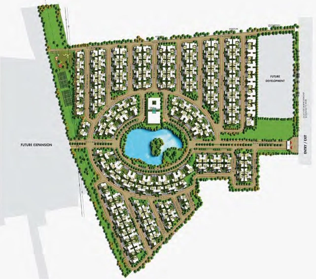 Master Plan of Sterling Villa Grande 3 in Whitefield, Bangalore - Image 220278