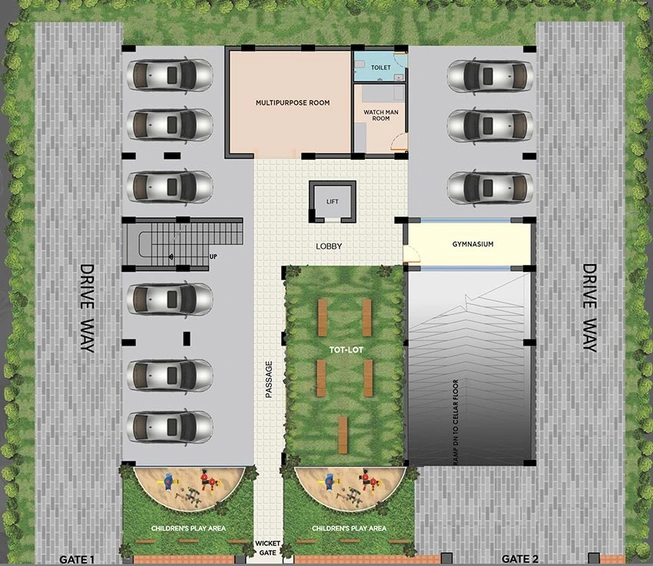 Master Plan of Sanvi Blue Bells in Kondapur, Hyderabad - Image 220284